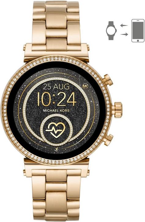 glas vervangen michael kors smartwatch horloge|Michael Kors Access Sofie MKT5024 handleiding.